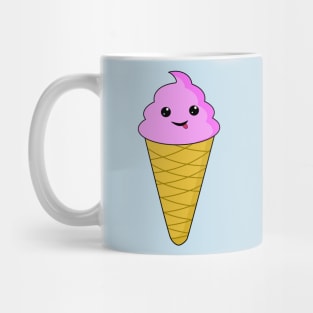 Cute Pink Kawaii Ice Cream Mug